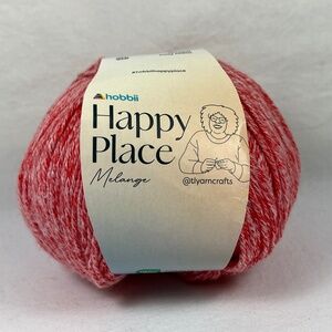 HOBBII Happy Place Melange Yarn #09 Red Delicious